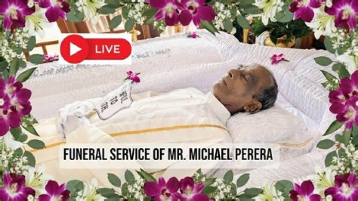 Joseph Michael Perera Cause Of Death